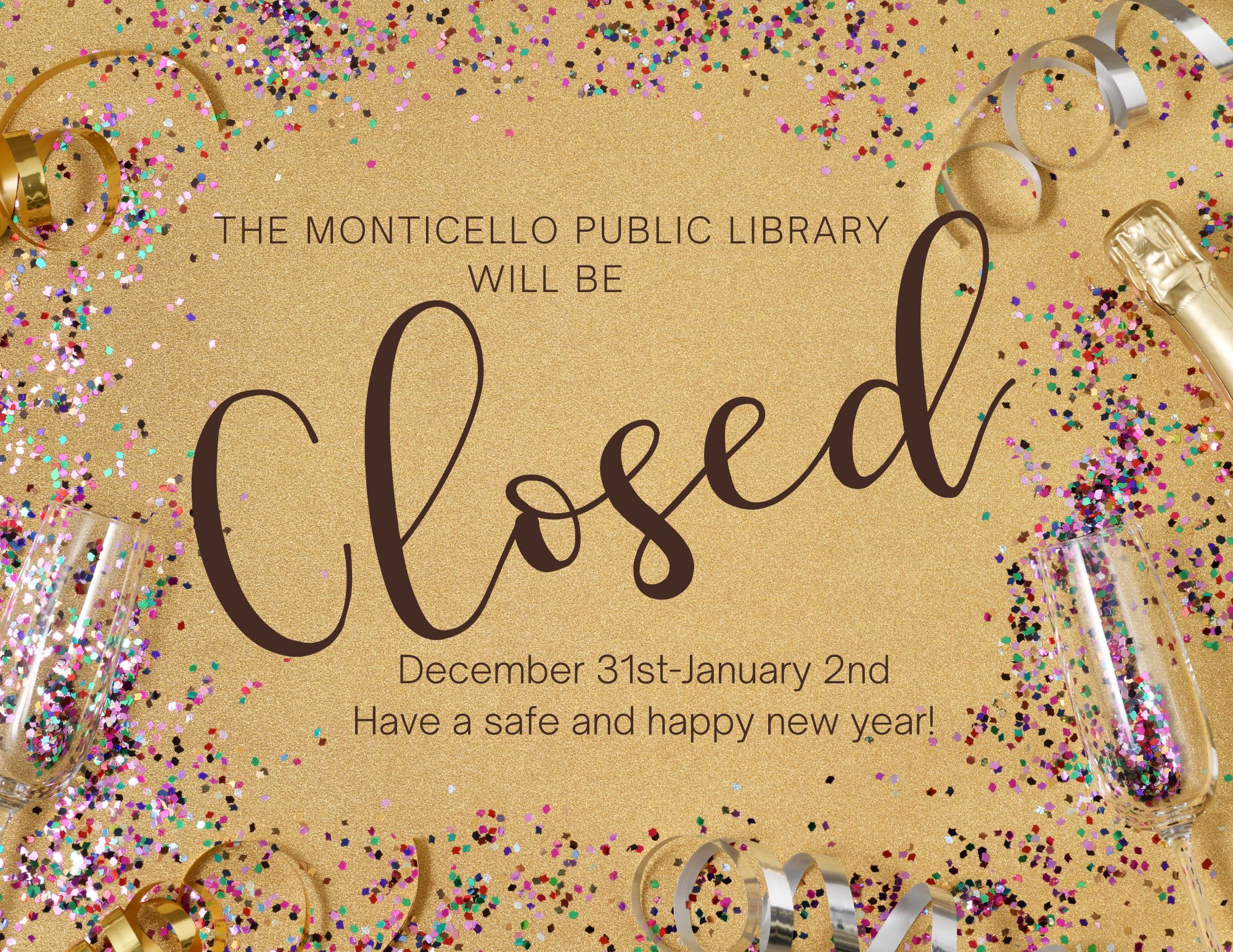 closed for new years