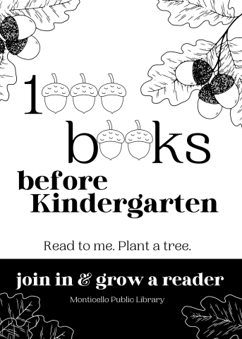 1000 books before kindergarten